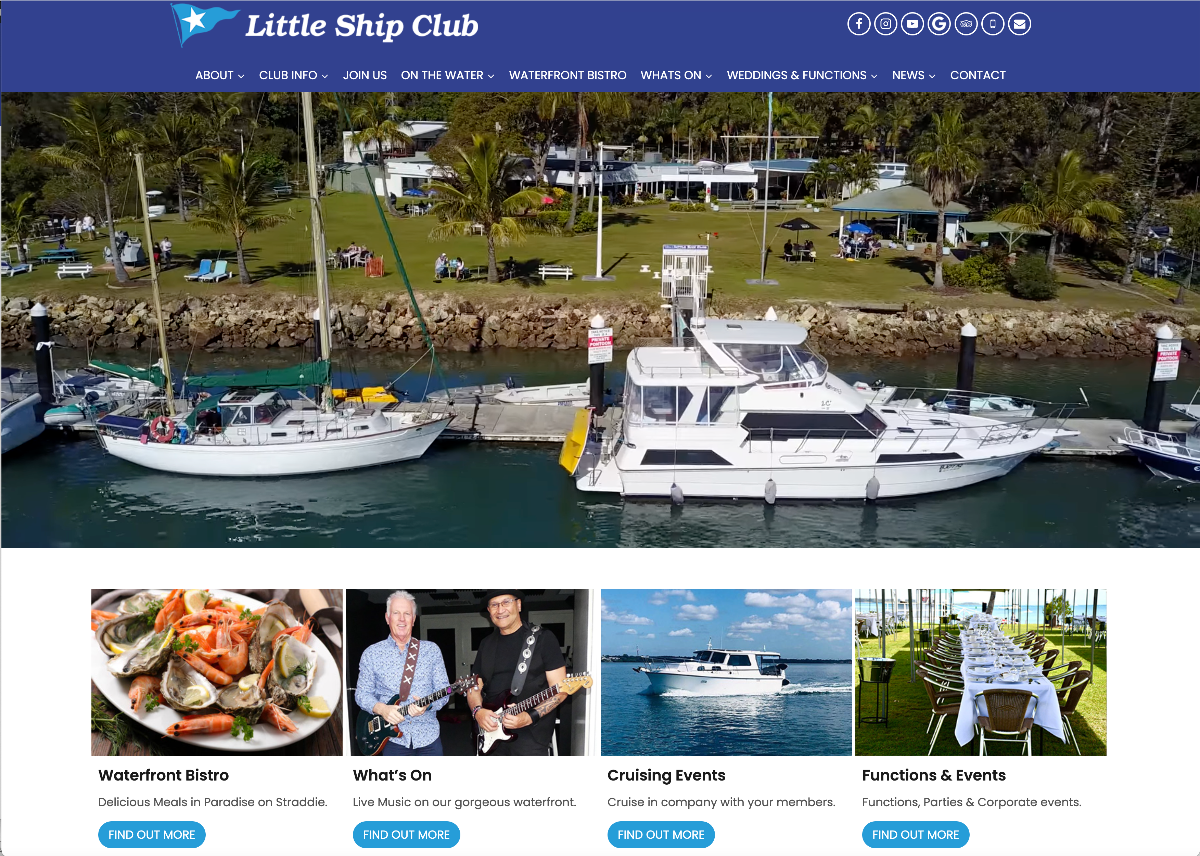 New website for Little Ship Club